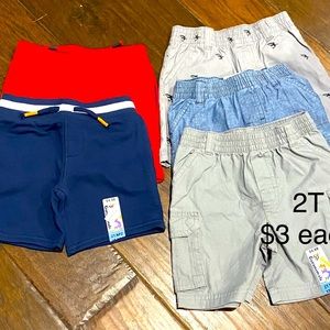 2T 4 pr boys shorts